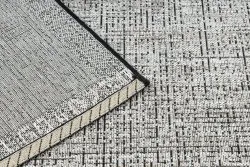 TEPPICH SISAL FLOORLUX 20401 Rahmen silber / schwarz 