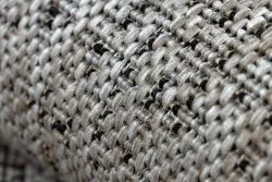 TEPPICH SISAL FLOORLUX 20401 Rahmen silber / schwarz 