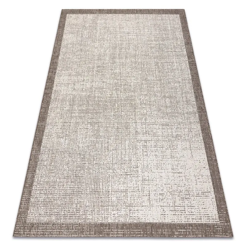 TEPPICH SISAL FLOORLUX 20401 Rahmen champagner / taupe