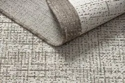 TEPPICH SISAL FLOORLUX 20401 Rahmen champagner / taupe