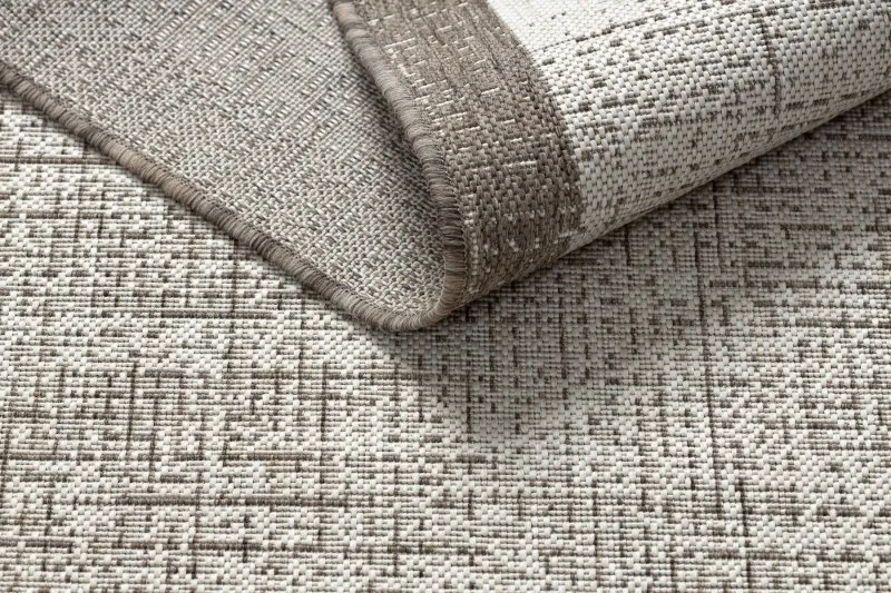 TEPPICH SISAL FLOORLUX 20401 Rahmen champagner / taupe