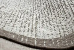 TEPPICH SISAL FLOORLUX 20401 Rahmen champagner / taupe