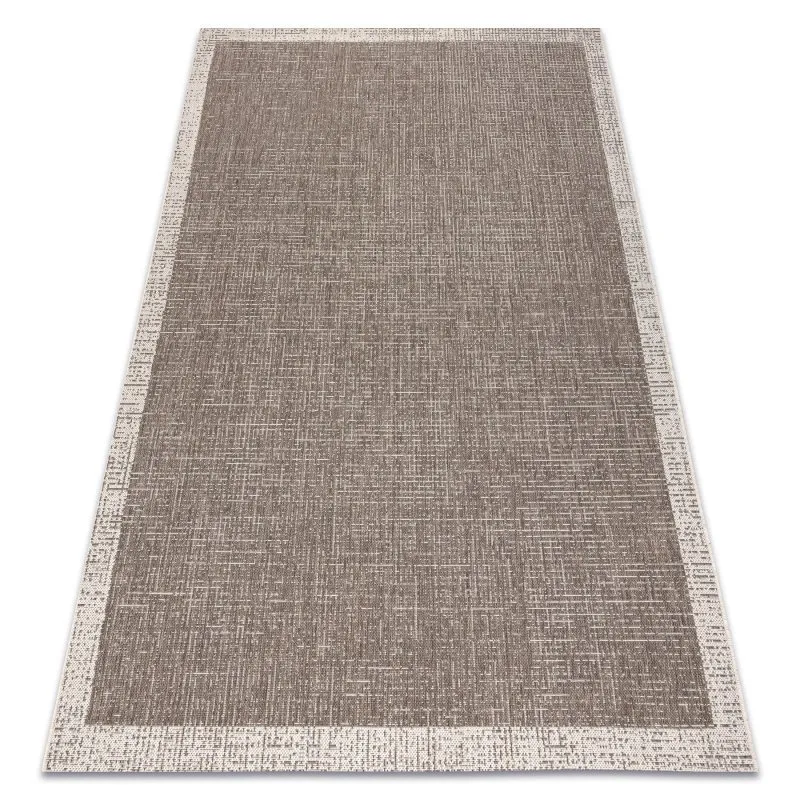 TEPPICH SISAL FLOORLUX 20401 Rahmen taupe / champagner 