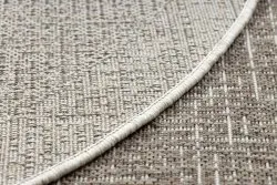 TEPPICH SISAL FLOORLUX KREIS 20401 Rahmen taupe / champagner 