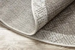 TEPPICH SISAL FLOORLUX KREIS 20401 Rahmen taupe / champagner 