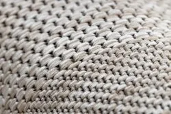TEPPICH SISAL FLOORLUX 20079 Quadrate silber / schwarz 