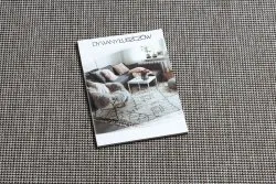 TEPPICH SISAL FLOORLUX 20580 eben, glatt, einfarbig - silber / schwarz