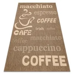 TEPPICH SISAL FLOORLUX coffe / natürlich