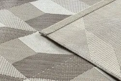 Teppich FLAT 48624/686 SISAL - 3D-Würfel