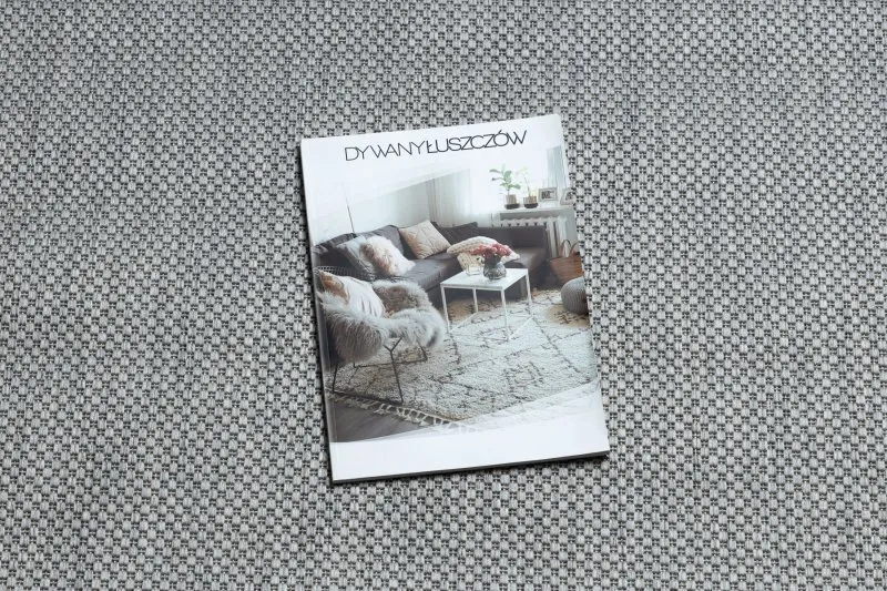 Teppich FLAT 48663/037 SISAL - Silber glatt