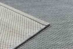 Teppich FLAT 48663/037 SISAL - Silber glatt
