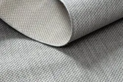 Teppich FLAT 48663/037 SISAL - Silber glatt