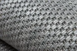 Teppich FLAT 48663/037 SISAL - Silber glatt