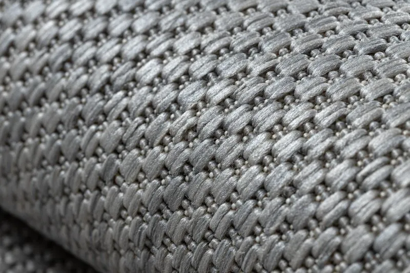 Teppich FLAT 48663/037 SISAL - Silber glatt