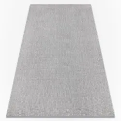 Teppich FLAT SISAL - grau GLATT