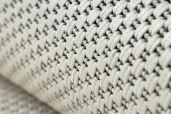 Teppich FLAT 48663/060 SISAL - Creme GLATT