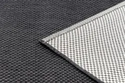 Teppich FLAT 48663/090 SISAL - schwarz GLATT
