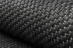 Teppich FLAT 48663/090 SISAL - schwarz GLATT