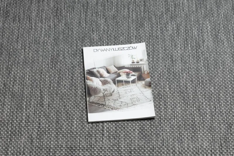 Teppich FLAT 48663/920 SISAL - anthrazit GLATT