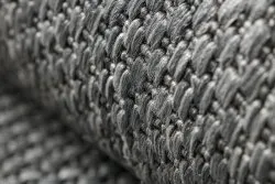 Teppich FLAT 48663/920 SISAL - anthrazit GLATT