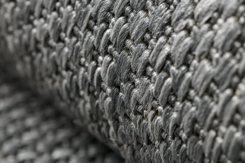 Teppich FLAT 48663/920 SISAL - anthrazit GLATT