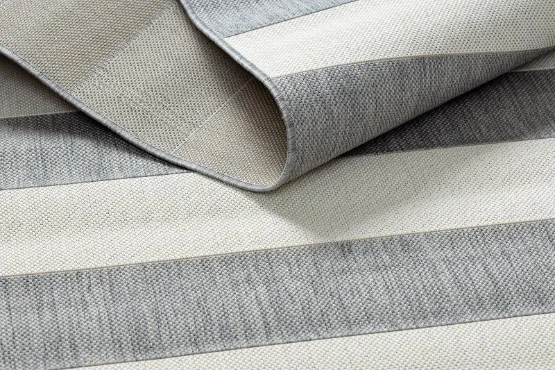 Teppich FLAT 48644/637 SISAL - Streifen