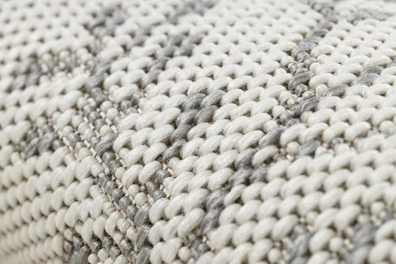 Teppich FLAT 48774/367 Laub Vögel - creme grau