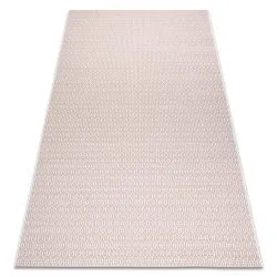 Teppich FLAT Augen - creme rosa