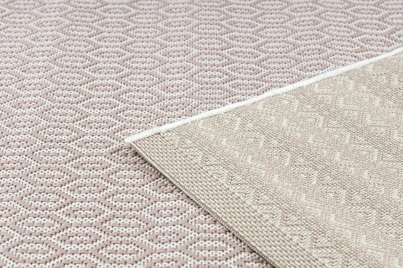 Teppich FLAT 48603/526 Augen - creme rosa