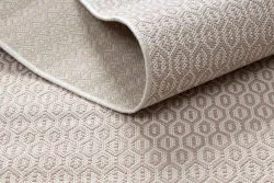 Teppich FLAT 48603/526 Augen - creme rosa