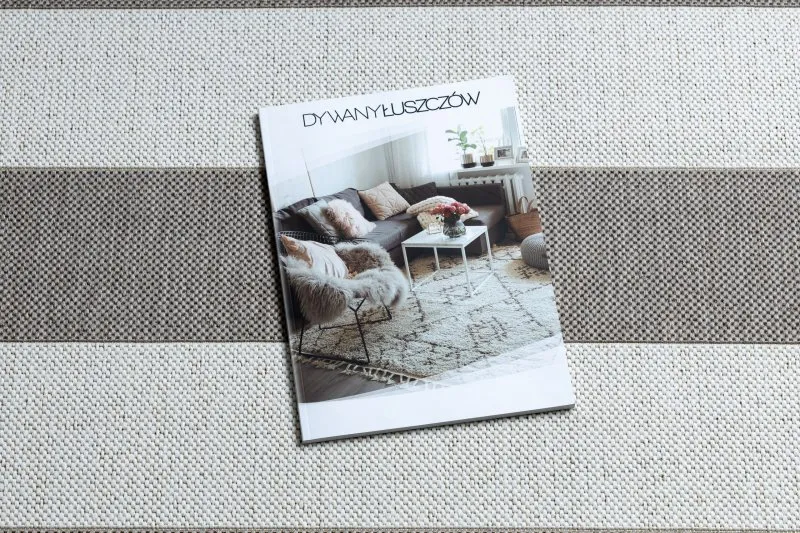 Teppich FLAT SISAL 48644686 Streifen weiß beige