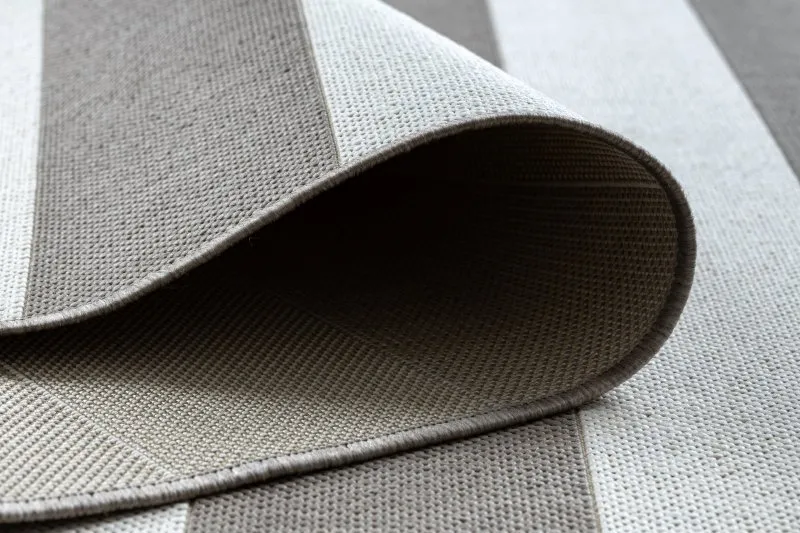 Teppich FLAT SISAL 48644686 Streifen weiß beige