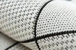 Teppich FLAT SISAL 48731960 Quadrate Diamanten, geometrisch creme / grau