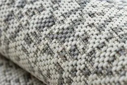 Teppich FLAT SISAL 48832367 Kreise, Punkte creme / grau