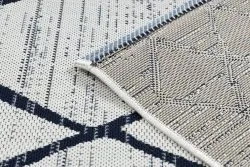 Teppich COLOR 47272/396 SISAL Diamanten Quadrate Weiß