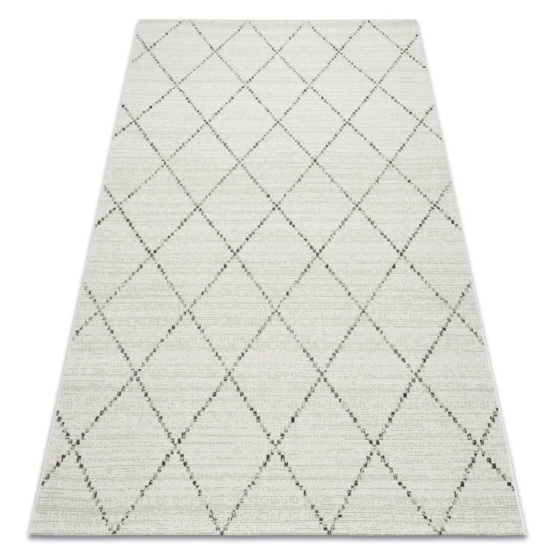 Teppich COLOR 19436/062 SISAL Diamanten Quadrate Beige
