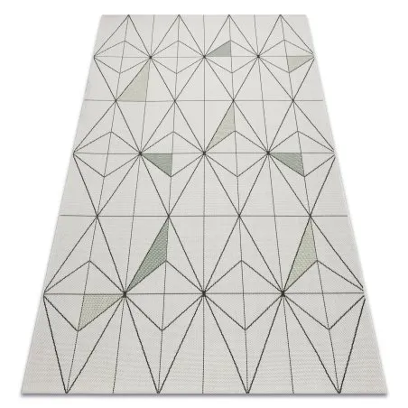Teppich COLOR 19447/062 SISAL Diamanten Dreiecke Creme