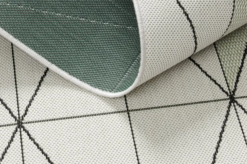 Teppich COLOR 19447/062 SISAL Diamanten Dreiecke Creme