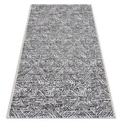 Teppich COLOR 47373960 SISAL Labyrinth grau / beige