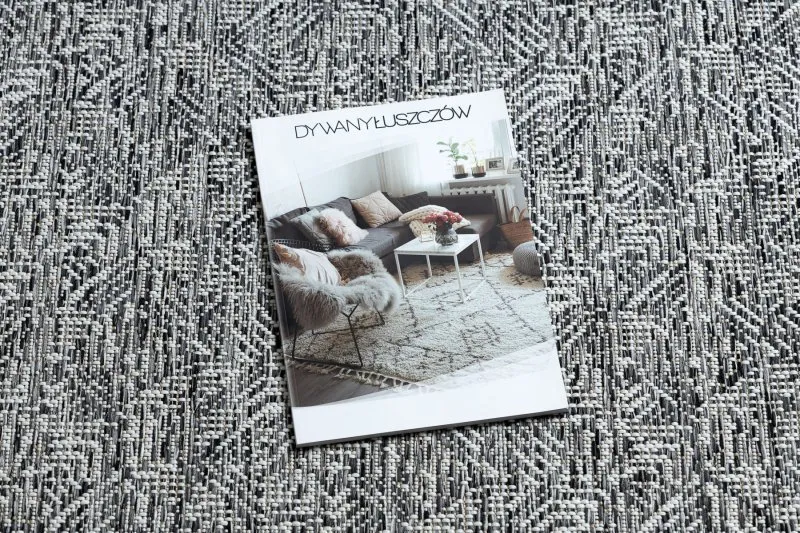 Teppich COLOR 47373960 SISAL Labyrinth grau / beige