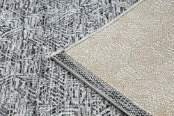 Teppich COLOR 47373960 SISAL Labyrinth grau / beige