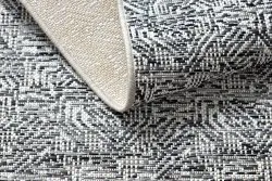 Teppich COLOR 47373960 SISAL Labyrinth grau / beige