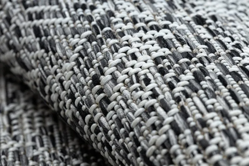 Teppich COLOR 47373960 SISAL Labyrinth grau / beige