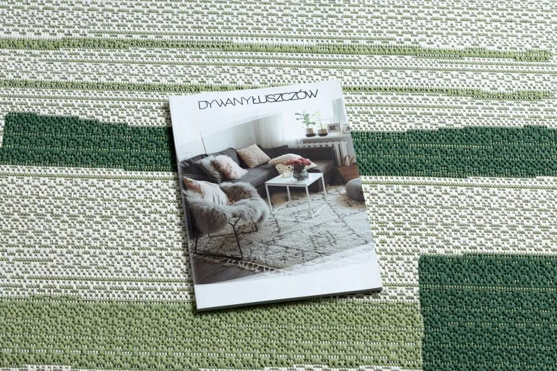 Teppich COLOR 19676362 SISAL Linien beige / grün