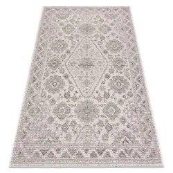 Teppich COLOR 19521260 SISAL Ornament, Rahmen beige