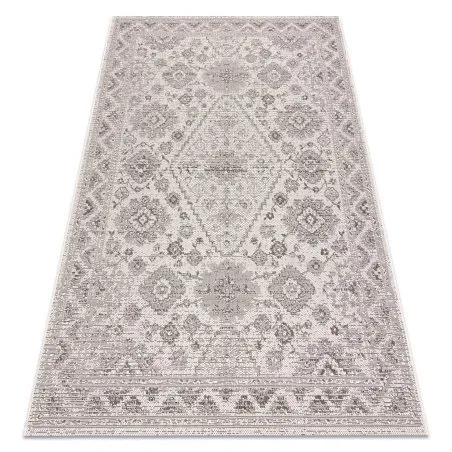Teppich COLOR 19521260 SISAL Ornament, Rahmen beige