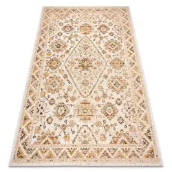 Teppich COLOR 19521460 SISAL Ornament, Rahmen, Zimt - beige