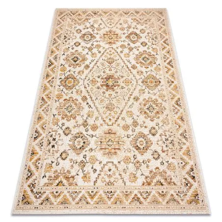 Teppich COLOR 19521460 SISAL Ornament, Rahmen, Zimt - beige