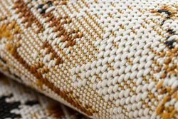 Teppich COLOR 19521460 SISAL Ornament, Rahmen, Zimt - beige