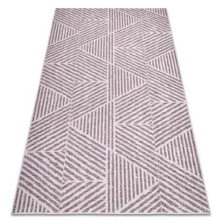 Teppich COLOR 47176260 SISAL Linien, Dreiecke, Zickzack beige / erröten rosa